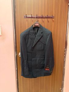 Men's Pinstripe Suit Jacket