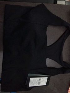 Black Sports Bra with Tag