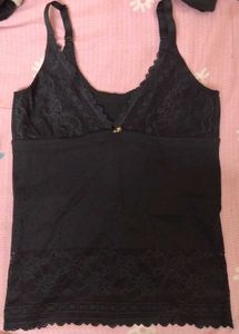 🕸️Lace Goth Black Cami Top🕸️