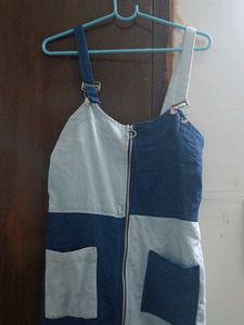 Trendy Denim 2 Shaded Long Dungree