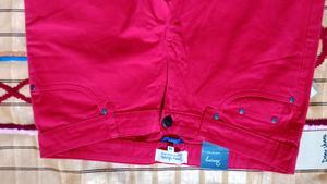 Denim Red Jeans