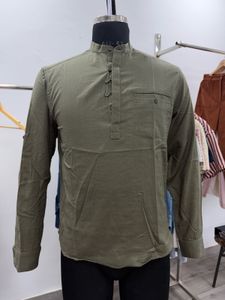 Men's Olive Green Kurta