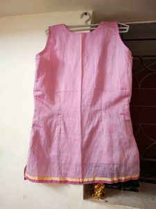 Pink Short Kurti