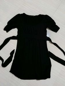 Black Dress with Tie