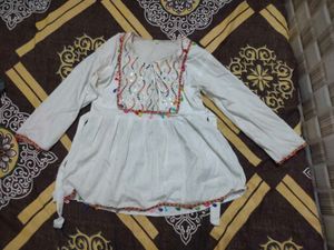 Embellished White top