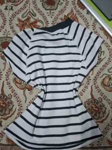 Striped V-Neck T-Shirt