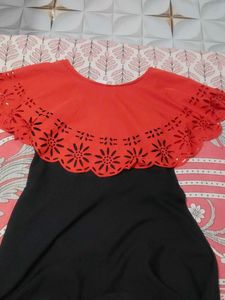 Chic Black &amp; Red Dress