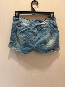 Chic Sparkly Denim Shorts