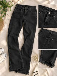 Stylish Dark Wash Flare Jeans