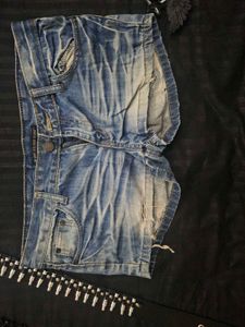 y2k vintage Distressed Denim Shorts