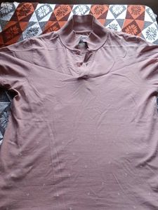 Pink Polo Shirt with Sailboat Pattern