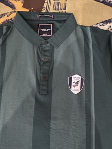 Caliroots Men's Dark Green Polo Shirt