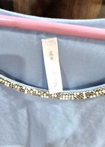 Stylish Embellishe Blouse and one blue to