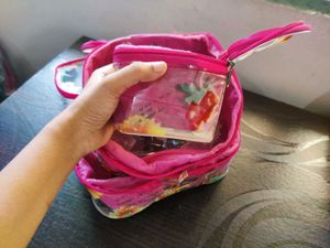 Floral Cosmetic Bag Set