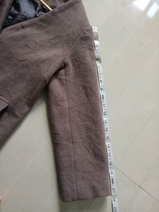 Nude Brown Straight Fit Overvoat