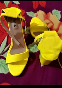 Yellow Heels So Beautiful Trending Collection