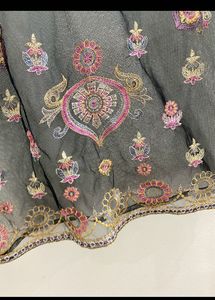 Sheer Embroidered Tunic Top