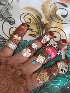 Assorted Ring Collection 13 rings