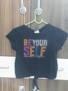 Cute Crop Top Tshirt 🎀🫶