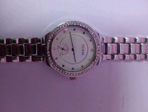 Guess Silver Rhinestone Watch