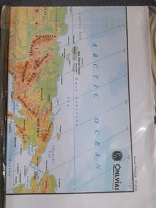 NDIA Physical Map - Geography Educational