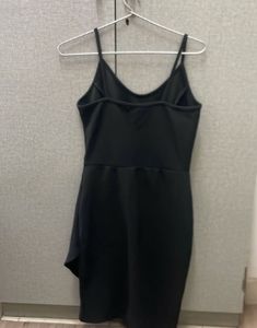 Black Spaghetti Strap Mini Dress