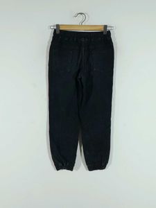 Charcoal Black Jogger For Girl's