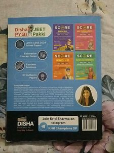 Disha Class 10 Science PYQs (2024)