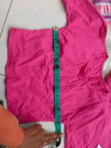 Girls pink dress l size 32