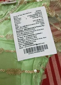 Sparkling Green Lehenga for Girls