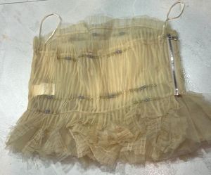 Sheer Embellished Tulle Top