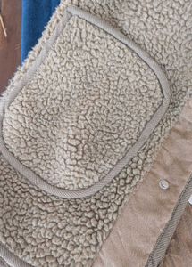 Cozy Beige Hooded Teddy Jacket - Unisex