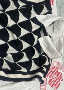 Black and white tops