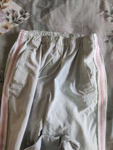 💯 Asics vintage style Pink Striped track Pants