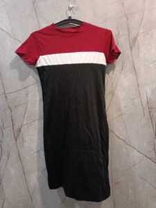 Colorblock T-Shirt Dress