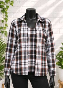 Classic Plaid Button-Up Shirt