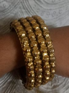 Set of 4 Gold-Tone Bangles