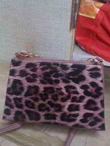 Leopard Print Crossbody Bag