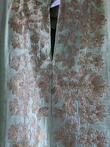 Pastel Green Floor Length Gown