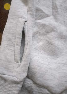 Full Sleeves Hoodies Glitter Text Print