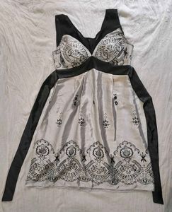 New Silver Satin Dress🤍