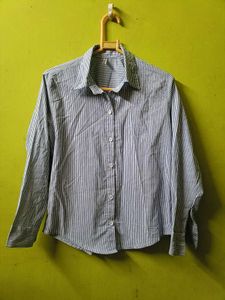 Classic Striped Button-Up Shirt