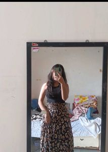 Leopard Print Skirt