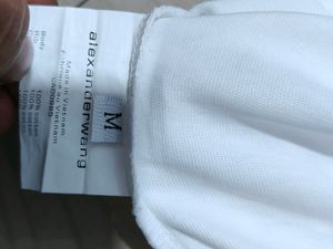 ALEXANDER WANG  Ogo Embroidered Ombre T-Shirt Pink