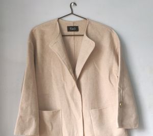 Oversized Beige Coat