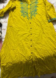 Printed Blue Kurta