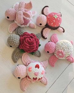 Handmade Crochet Turtle Keychain 😍