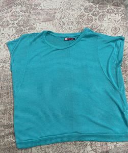 SF Striped Teal T-Shirt