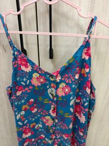 Floral Print Sleeveless Dress