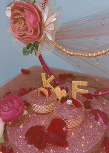 Floral Ring Holder/engagement Plate